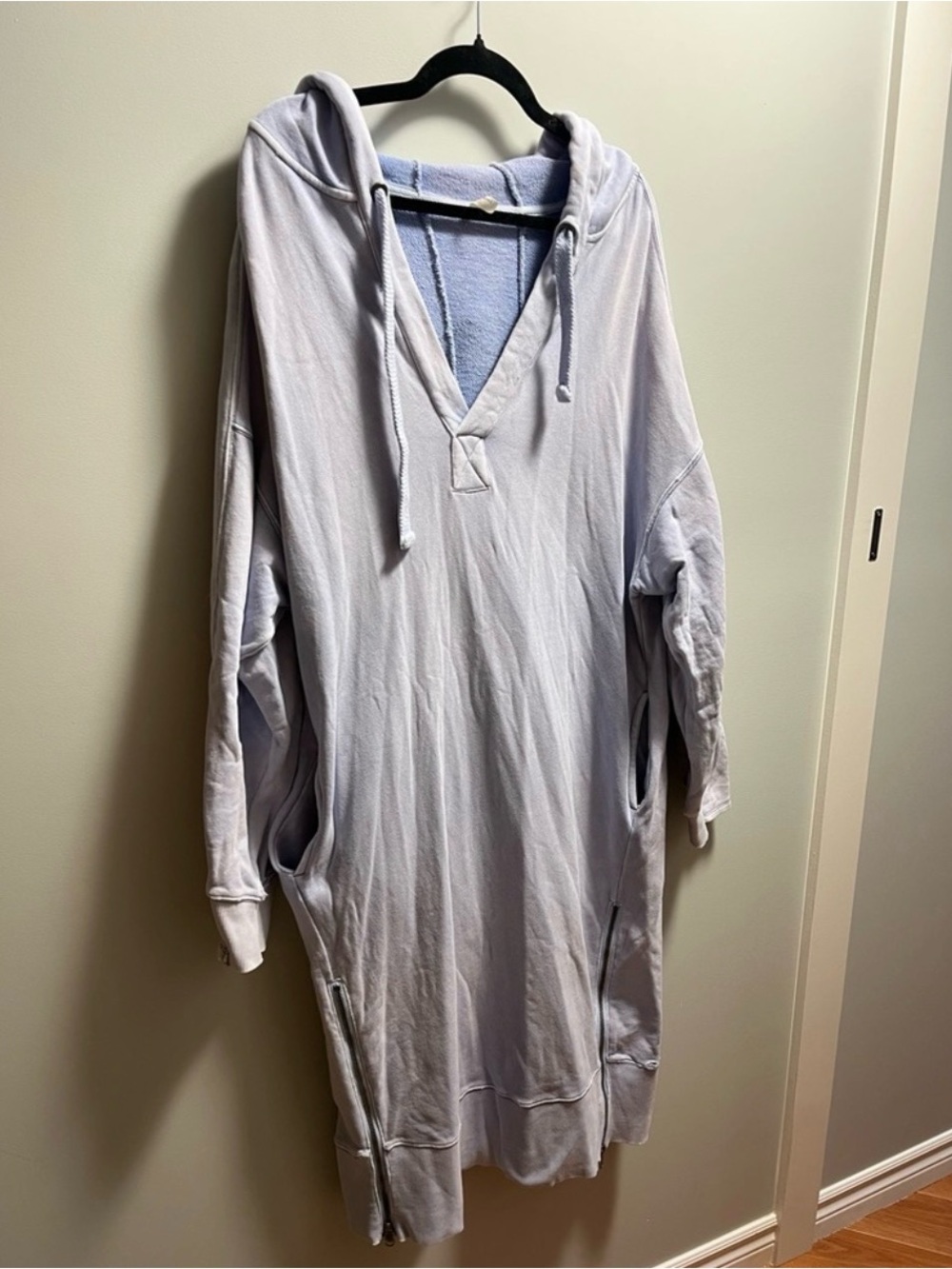 Free People Movement Spur Of The Moment Solid Hoodie Dress – Medium - Picture 2 of 6